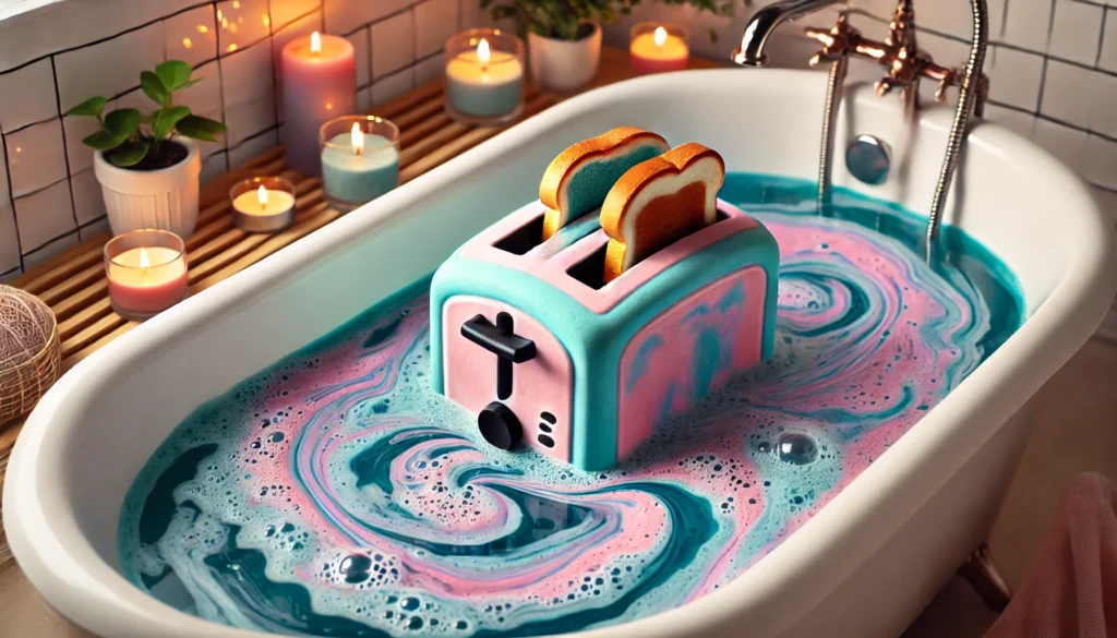 toaster bath bomb