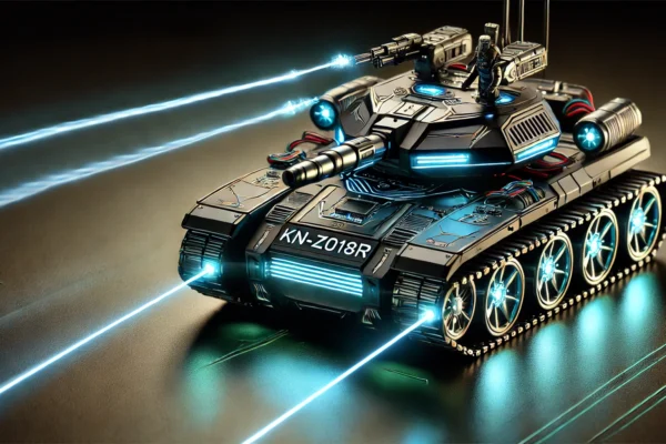 kn-z018r board on a lazer battle tank