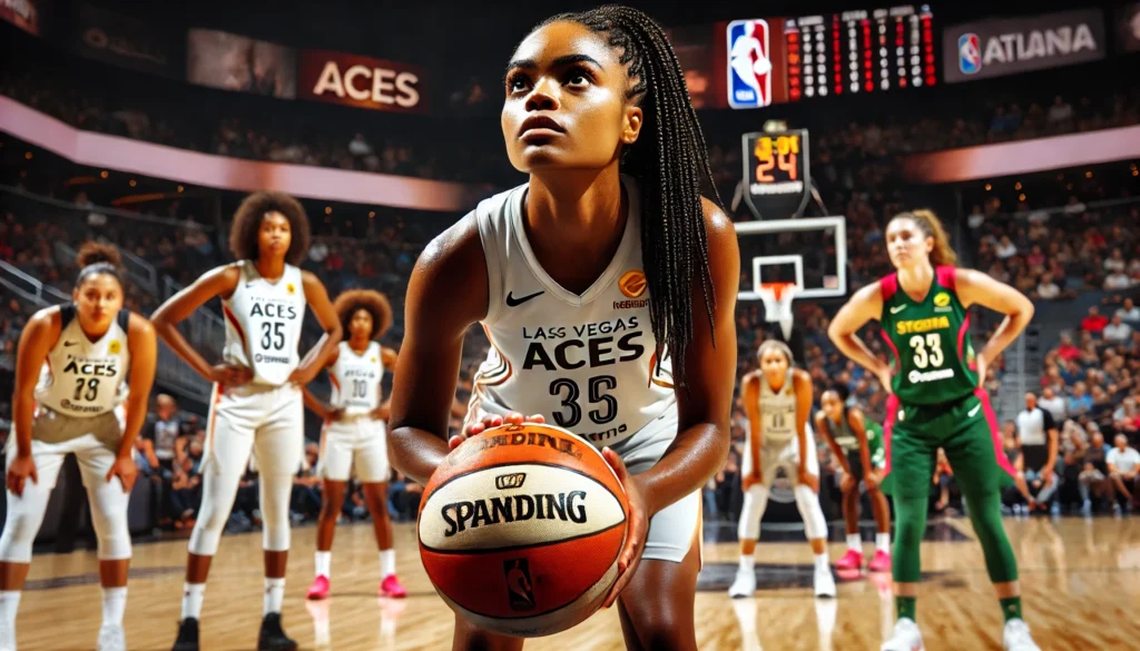 las vegas aces vs atlanta dream match player stats